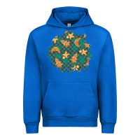 Christmas Gingerbread Cookies Patch Urban Hoodie | Teevron