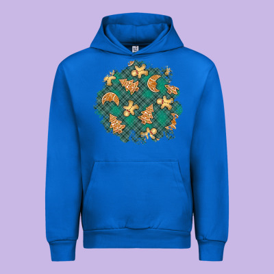 Christmas Gingerbread Cookies Patch Urban Hoodie Designed By Bundleandbundleshop