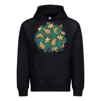 Foreset Green christmas gingerbread cookies patch Urban Hoodie - BundleAndBundleShop