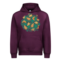 Mauve Wine christmas gingerbread cookies patch Urban Hoodie - BundleAndBundleShop