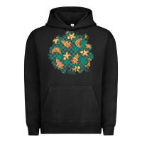 Pigment Black christmas gingerbread cookies patch Urban Hoodie - BundleAndBundleShop