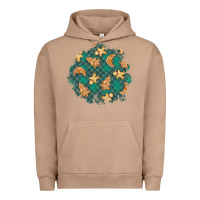 Pigment Burro christmas gingerbread cookies patch Urban Hoodie - BundleAndBundleShop