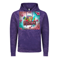 Cloud Purple teacher life Vintage Hoodie - AdoDesignShop