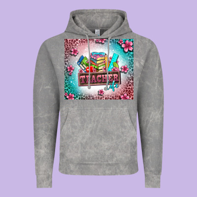 Teacher Life Vintage Hoodie Designed By Adodesignshop
