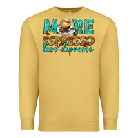 Antique Gold more espresso less depresso western Premium Sweatshirt - texasbilliewilder