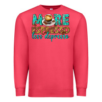 Cardinal more espresso less depresso western Premium Sweatshirt - texasbilliewilder