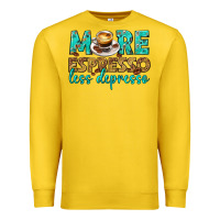 Lemon more espresso less depresso western Premium Sweatshirt - texasbilliewilder