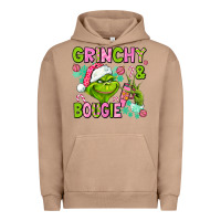 Pigment Burro christmas characters and bougie Urban Hoodie - AdoDesignShop