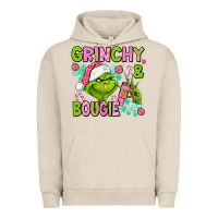 Pigment French Oak christmas characters and bougie Urban Hoodie - AdoDesignShop