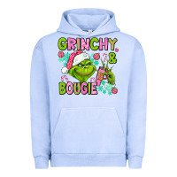 Pigment Grape Ice christmas characters and bougie Urban Hoodie - AdoDesignShop