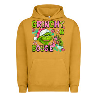 Pigment Peanut Butter christmas characters and bougie Urban Hoodie - AdoDesignShop