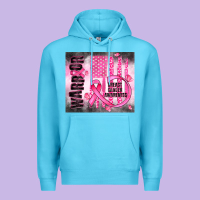 Breast Cancer Premium Hoodie Designed By Jahusdesignshop
