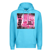 Ocean Blue breast cancer Premium Hoodie - JahusDesignShop