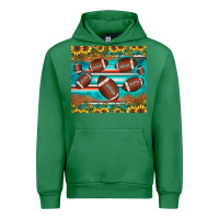 Emerald football turquoise sunflower Urban Hoodie - JahusDesignShop
