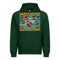 Forest Green football turquoise sunflower Urban Hoodie - JahusDesignShop