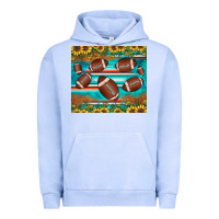 Pigment Grape Ice football turquoise sunflower Urban Hoodie - JahusDesignShop