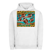 Pigment Lunar Rock football turquoise sunflower Urban Hoodie - JahusDesignShop