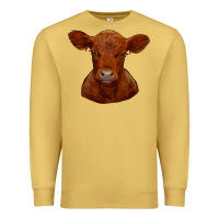 Antique Gold red angus calf Premium Sweatshirt - RanaPortraitStore