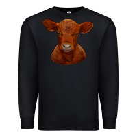 Black red angus calf Premium Sweatshirt - RanaPortraitStore