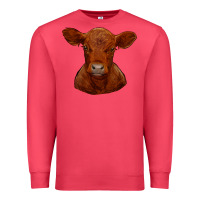 Cardinal red angus calf Premium Sweatshirt - RanaPortraitStore