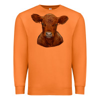 Carrot red angus calf Premium Sweatshirt - RanaPortraitStore