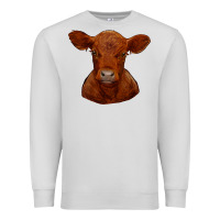 Dove Grey red angus calf Premium Sweatshirt - RanaPortraitStore