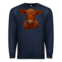Navy red angus calf Premium Sweatshirt - RanaPortraitStore