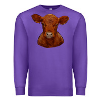 Purple red angus calf Premium Sweatshirt - RanaPortraitStore