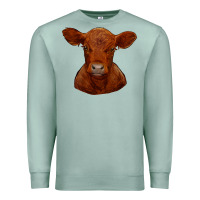 Seafoam red angus calf Premium Sweatshirt - RanaPortraitStore