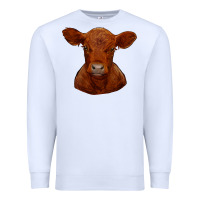 White red angus calf Premium Sweatshirt - RanaPortraitStore