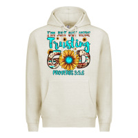 Oatmeal Heather i m just out here trusting god proverbs 3 56 Premium Hoodie - JahusDesignShop