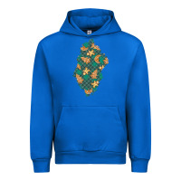 Cobalt christmas gingerbread cookies patch Urban Hoodie - BundleAndBundleShop