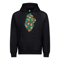 Foreset Green christmas gingerbread cookies patch Urban Hoodie - BundleAndBundleShop