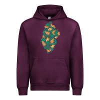 Mauve Wine christmas gingerbread cookies patch Urban Hoodie - BundleAndBundleShop