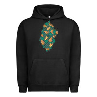 Pigment Black christmas gingerbread cookies patch Urban Hoodie - BundleAndBundleShop