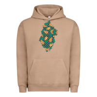 Pigment Burro christmas gingerbread cookies patch Urban Hoodie - BundleAndBundleShop