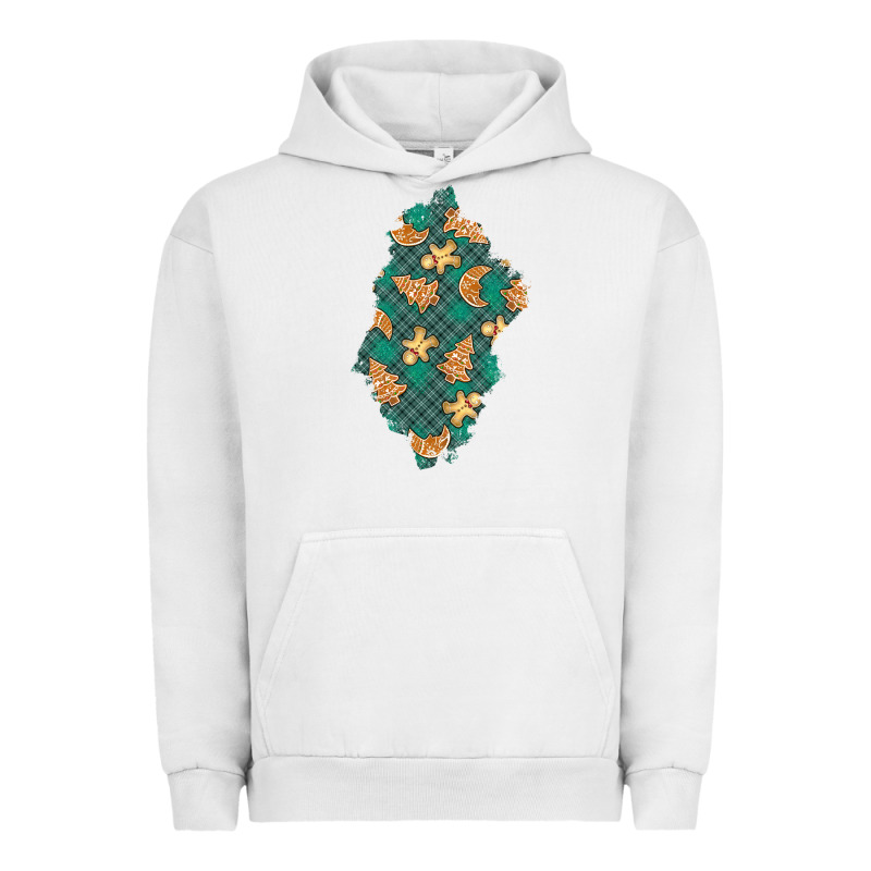 Christmas Gingerbread Cookies Patch Urban Hoodie by BundleAndBundleShop | Teevron