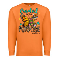 Carrot created with a purpose ephesians 2 10 Premium Sweatshirt - RanaPortraitStore