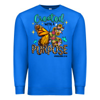 True Royal created with a purpose ephesians 2 10 Premium Sweatshirt - RanaPortraitStore