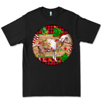 Black Nubian Goat Christmas Premium Tee - LillyAllenDesigns