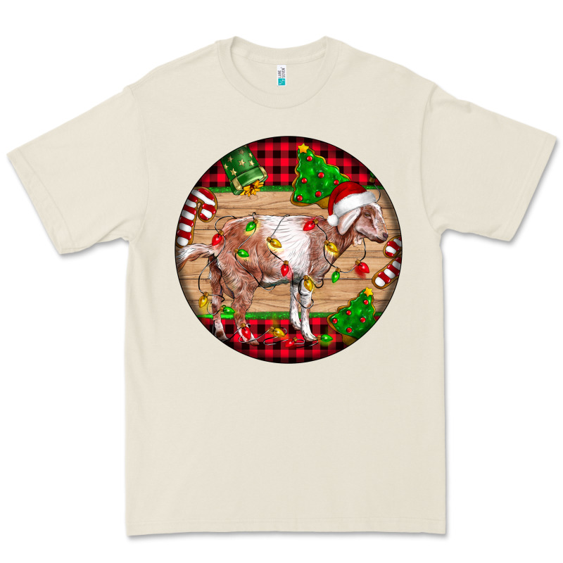 Nubian Goat Christmas Premium Tee by LillyAllenDesigns | Teevron