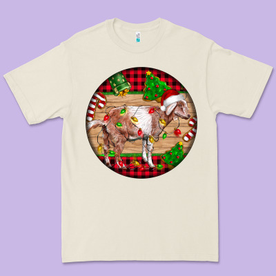 Nubian Goat Christmas Premium Tee Designed By Lillyallendesigns