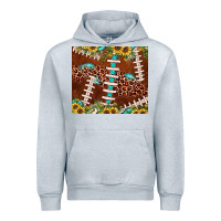Heather Grey football leopard gemstone sunflower Urban Hoodie - JahusDesignShop