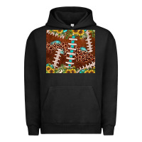 Pigment Black football leopard gemstone sunflower Urban Hoodie - JahusDesignShop
