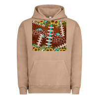 Pigment Burro football leopard gemstone sunflower Urban Hoodie - JahusDesignShop