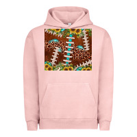 Pigment Salmon football leopard gemstone sunflower Urban Hoodie - JahusDesignShop