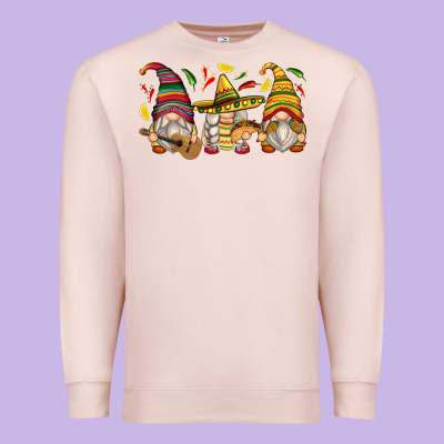 Mexican Gnomes Premium Sweatshirt Designed By Zillion Design Studio