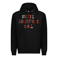 Black merry christmas y all Premium Hoodie - JahusDesignShop
