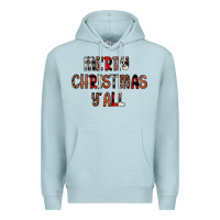 Blue Mist merry christmas y all Premium Hoodie - JahusDesignShop