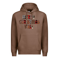 Chestnut merry christmas y all Premium Hoodie - JahusDesignShop